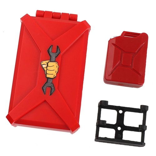 ShareGoo RC Crawler Simulation Decoration Accessories Luggage Box & Mini Fuel Tank Compatible with Traxxas TRX-4 Axial SCX10 D90 Tamiya CC01 1/10 RC Crawler