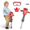 BELLOCHIDDO Kids Jackhammer Toy Drill - Kids Power Tools with Realistic Sound & Action - Toddler Construction Tools with Mask, Safety Goggles for Boys & Girls