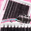 Fluffy Lash Clusters Wispy Eyelash Extension 10-18MM 180Pcs Individual Lashes Clusters Natural Eyelashes Extensions DIY at Home by Pleell