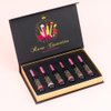 Rara Organic Wine Lip Tint Set, Multi color Six-Piece Pack Lip Gloss 6 pieces Set, 5ml Each