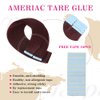 Tape in Hair Extensions Human Hair 100% Real Remy Human Hair Extensions Seamless Straight Hair extensions Real Human Hair Tape in Extensions 18Inch 20Pieces 50g/Set #99J Burgundy
