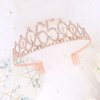 CIEHER 65th Birthday Crown + 65 & Fabulous Birthday Sash + Pearl Pin Set, 65th Birthday Gifts for Women Friends 65th Birthday Decorations Women Happy 65th Birthday Party Supplies
