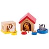 Hape Family Pets Wooden Dollhouse Animal Set