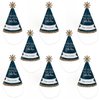Twinkle Twinkle Little Star - Cone Happy Birthday Party Hats for Kids and Adults - Set of 8 (Standard Size)