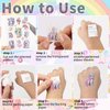 SUNAI 145Pcs Glitter Styles Unicorn Temporary Tattoos - Perfect for Unicorn Birthday Party Decorations, Favors, Supplies, Gifts Goodie Bag Fillers, 12 Sheets