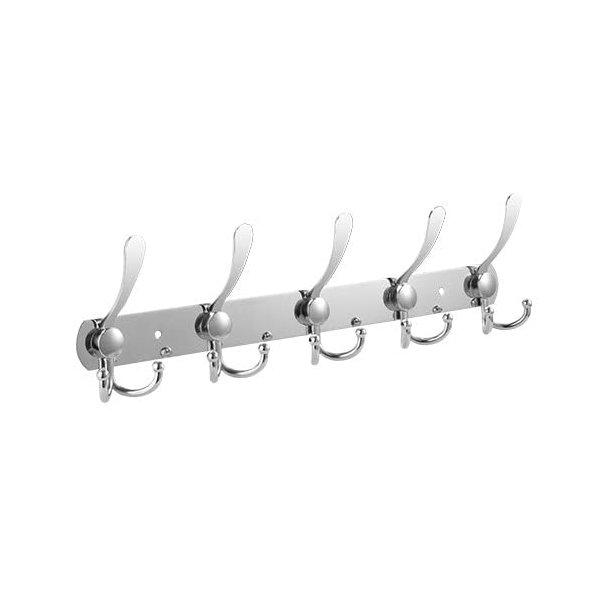 Wall Mount Coat Hook 15 Hooks Stainless Steel Clothes Hangers Rack Robe Hat Towels Hook Coat Rack Hook