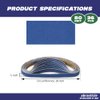 1/2" x 18" Zirconia Sanding Belts for Metal - 1/2 x 18 Inch Zirconia Metal Grinding Sand Paper, 36 PCS 80 Grits, Perfect for Knife Blade Sharpening, Metal Polishing, Derusting, Woodworking