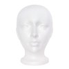 OLé Designs Female Foam Mannequin Head Wig Stand, Stable Round Base - Styrofoam Manikin Head For Makeup Practice -10”