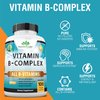 NaturaLife Labs A Higher Standard Vitamin B Complex with Vitamin C and Folic Acid - B12, B1, B2, B3, Vitamin B5 Pantothenic Acid, B6, B7, B9 - Nervous System Support 100 Veggie Capsules