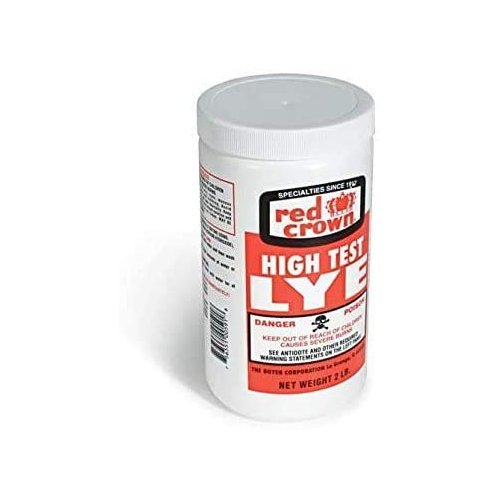 Lye for Soap Making, Sodium Hydroxide for Soap Making, Pure Lye, Food Grade Lye, Caustic Soda, Drain Cleaner and Clog Remover, High Test Lye Food Grade, 2lbs.