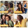 Tyqour 48pcs Hair Jewelry For Braids Accessories Metal Hair Cuffs Adjustable Hair Clips For Braids Hair Rings Hair Jewels Loc Accessories For Black Women Men Dreadlock Accessories