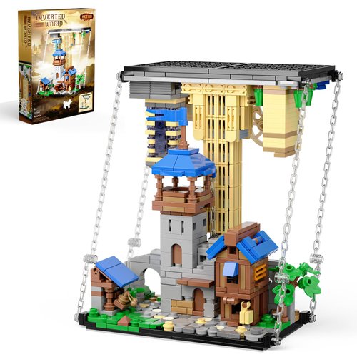 QLT Ideas City Reverse World Compatible with Lego Architecture Toy Sets for Adutls，New York Architecture and Medieval House Building Blocks Christmas Birthday Gift for Kids Boys Girls 6-12（835PCS）
