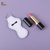 RP Remarkable Power, 10 Pack Sublimation Blanks Chapstick Holder Keychain for Lip Balm Holder White