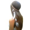 Suoirblss Women Lady BOHO Peacock Feather Hairdressing Hair Band Head Band Folk Style Indian Handmade Headband Hair Hoop Headpiece Headwear Accessory