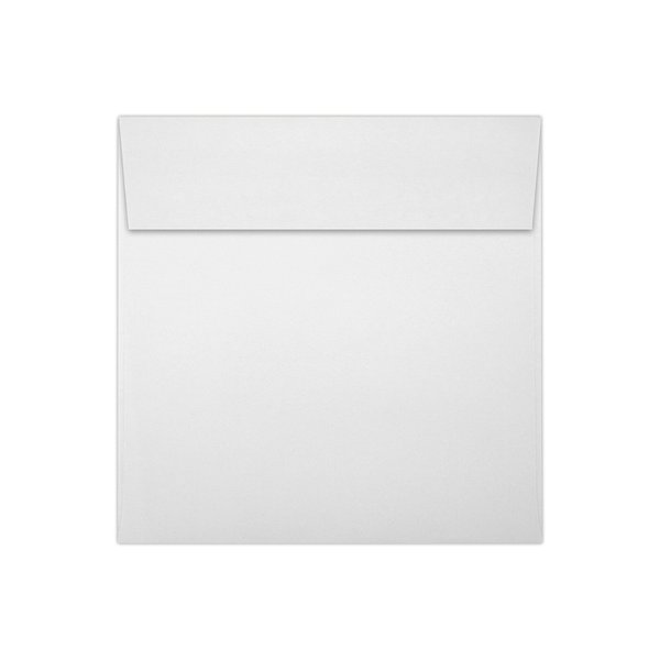 LUXPaper Square Invitation Envelopes | Peel & Press | 5" x 5" | Bright White | 70lb. Text | 50 Qty