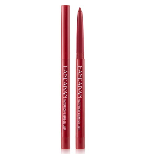 DekRion Eyeliner Pencil, Waterproof Eyeliner Long-lasting, Dark-red Eyeliner, High-Pigmented Colorful Eyeliners Easy To Use Eyeliner Pen for Women, Dark-red