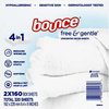 Bounce Free & Gentle Unscented Dryer Sheets, 320 ct.(Bulk Discount Available) 203805 160 Count (Pack of 2)