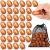 60 Pcs Mini Football Stress Ball 1.5 inch Mini Foam Football Bulk Mini Foam Sports Ball for Football Theme Party Favors Supplies and Outdoor Games Small Sports Stress Balls with Drawstring Mesh Bag
