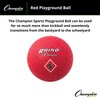 Champion Sports 5" Playground Ball, Red