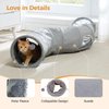 PAWZ Road Cat Tunnel Collapsible S Shape Cat Play Tube 10.5 Inches in Diameter