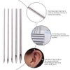 Ear Nose Piercing Needles - TC Mix body piercing needles 12g.14g.16g.18g.20g Individualized Package for Piercing Needle Supplies Piercing Kit (100 MIX)