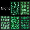 Halloween Nail Art Stickers Glow in The Dark Luminous, Halloween Nail Decals DIY Nail Art Supplies for Halloween Days Luxury Pegatinas para Uñas Women Girls DIY Nail Decorations