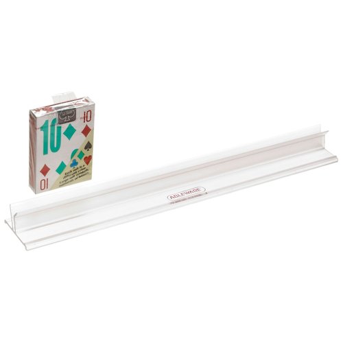 SP Ableware 15-Inch Clear Plastic Playing Card Holder with Low Vision Playing Card (712524515)