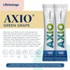 AXIO Regular Energy Drink Powder, Green Grape, 30 Drink Mix Packets, Instant Energy Powder, Energy Supplement in a Drink Mix, w/B Vitamins, DMAE, L-Theanine, Quercetin, Green Tea & Pine Bark Extract