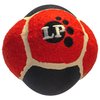 Pet Factory Logical Pet 3.5" Tennis Ball Squeaky Dog Toy - Red, One Size