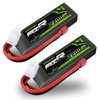OVONIC 3S Lipo Battery 50C 2200mAh 11.1V Lipo Battery with Dean-Style T Connector for RC Airplane Quadcopter Helicopter FPV Drone