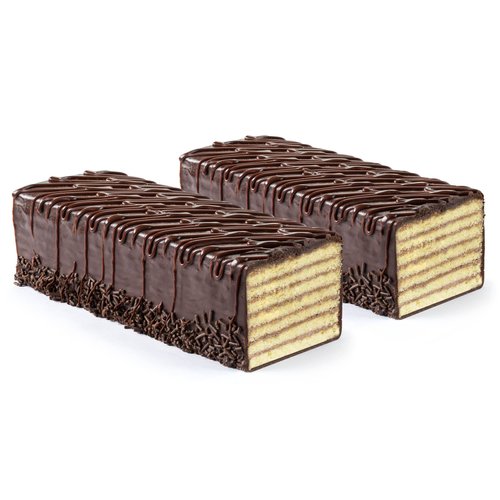 Seven Layer Cake | Christmas Petit Fours | Dobosh Torte | Holiday Food Gifts Christmas, New Years, Thanksgiving | Kosher | Nut Free | [2 Pack] Stern’s Bakery