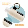 WK IEASON Lip Balm Holder Keychain with Clip, Tight-knit Elastic Chapstick Sleeve not Neoprene Sleeve (Blackx3)