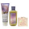 Bath & Body Works Snowflakes & Cashmere Body Cream and Body Wash Bundle with a Himalayan Salts Springs Bar Soap - Full Size
