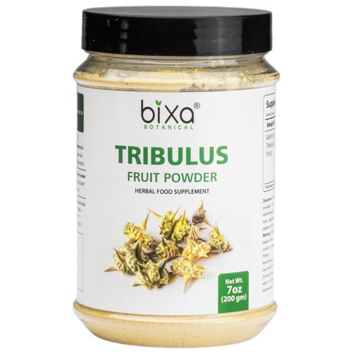 bixa BOTANICAL Tribulus Terrestris Powder (Gokshura/Gokhru) - 7 Oz (200g) | Herbal Supplement | Supports Proper Kidney Function & Urine Output | Gluten Free, Non-GMO, Steam Treated, Vegan, 100% Pure.