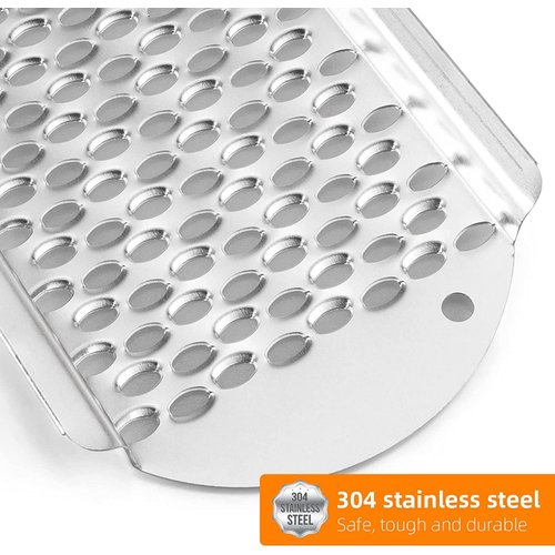 12Pcs Foot File Callus Remover Replacement Blades Pedicure Tools for Feet Detachable Foot Scrubber Hard Skin Remove Stainless Steel Big Hole for Wet and Dry Feet