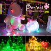 Minetom Fairy Lights Color Changing - 33 FT 100 LED String Lights with Remote, 11 Modes USB Powered Pastel Easter Lights Indoor, Waterproof Twinkle Lights for Bedroom Classroom St. Patrick Party