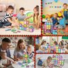 Magnetic Tiles, 36 PCS Magnetic Building Blocks for Kids Ages 3+ and STEM Magnet Toys , Clear Magnetic 3D Blocks Construction Playboards for Boys & Girls, Preschool Learning Sensory Montessori Toys