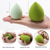 BTYMS 10 Pieces Makeup Sponge Blenders Beauty Sponges Egg Shaped Blending Sponge Foundation Applicator Cosmetic Sponges