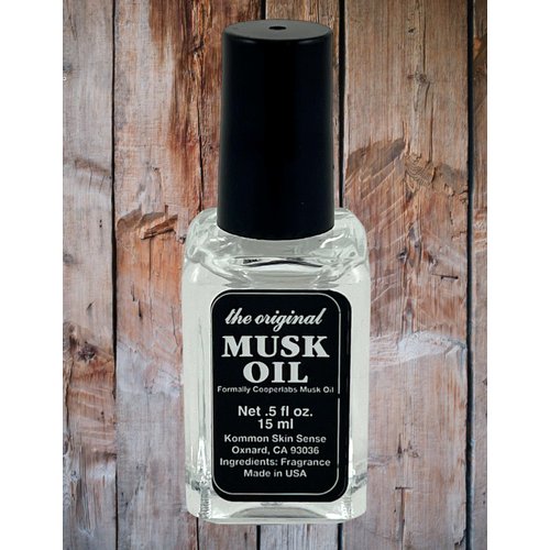 Kommon Skin Sense The Original Musk Oil 0.5 Fl Oz. Formally Cooperlabs Musk Oil