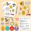 Christian Bible Verse Temporary Tattoos Stickers,20 Sheets 132 Pieces Bible Themed Tattoos Stickers Party Decoration Supplies Party favors for Kids Adults
