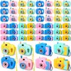 48 Pcs Christmas Kids' Camera Toy Set Back to School Gifts Children's Pretend Play Prop with Images in Viewfinder Mini Toy Camera for Boys Girls Toddler Birthday Party Favors Goodie Bag Return Gifts