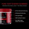 Cheribundi Tart Cherry Gummies Pure | Performance for Maximum Recovery with 25 Tart Cherries | Powerful Antioxidant Support, Non-GMO, Gluten-Free, Vegan | 20 Calories per Serving | 60 Count