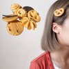 Sttiafay 7Pack Side Hair Clips for Styling Salon Simulation Cookies Pattern Fun Hair Barrettes Cartoon Hairpins Hair Accessories for Women Girls