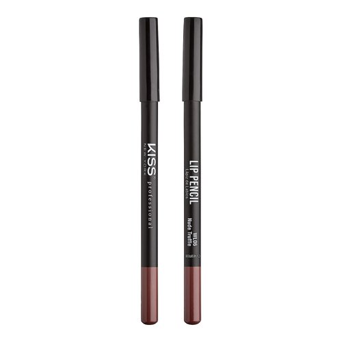 KISS New York Professional Slim Lip Pencil, Creamy Soft Lip Liner, Smooth Long-Lasting Rich Lip Color, Natural Lip Makeup, Water-Resistant Lip Crayon (Nude Truffle)
