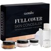 Glossiva Tattoo Concealer - Skin Concealer - Waterproof - For Dark Spots, Scars, Vitiligo, And More - Tattoo Cover-Up Makeup - Use on Body, For Legs, for Men and Women (248.9g)