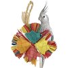 Bonka Bird Toys 03394 Small Happy Holly 7" High by 4" Wide, Small Parrot Shredder Cage Toy, Parrotlet, Budgie, Lories, and Similar Birds