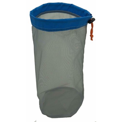 Stuff Sack Set of 3 Lightweight Nylon Mesh Drawstring Storage Bag for Travelling Hiking