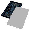 Metaphoracle Blank Tarot Cards with Design on Back - DIY Deck of 80 Cards to Create Your Own Oracle Tarot Deck - Sacred Geometry Design with Metallic Gold Foil - 4.72 inches x 2.75 inches (Blue)
