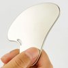 AIRLAXER Stainless Steel Gua Sha Facial Tools,Guasha Tool for face,Scraping Massage Tools Made of Metal, Gusha Face Skin Care Slimmer for Beauty, Massager Also be Used on The Chin,Neck and Back