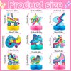 Hotop 9 Pcs Roller Skating Party Supplies Roller Skate Table Centerpiece 3D Honeycomb Skateboard 80s 90s Party Decorations for Skate Party Supplies Table Decorations